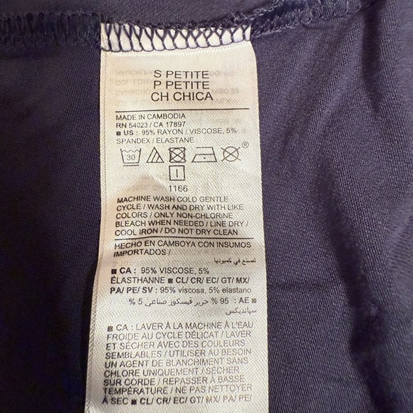 Old Navy Classic Navy Long Sleeve Dress - Picture 7 of 7